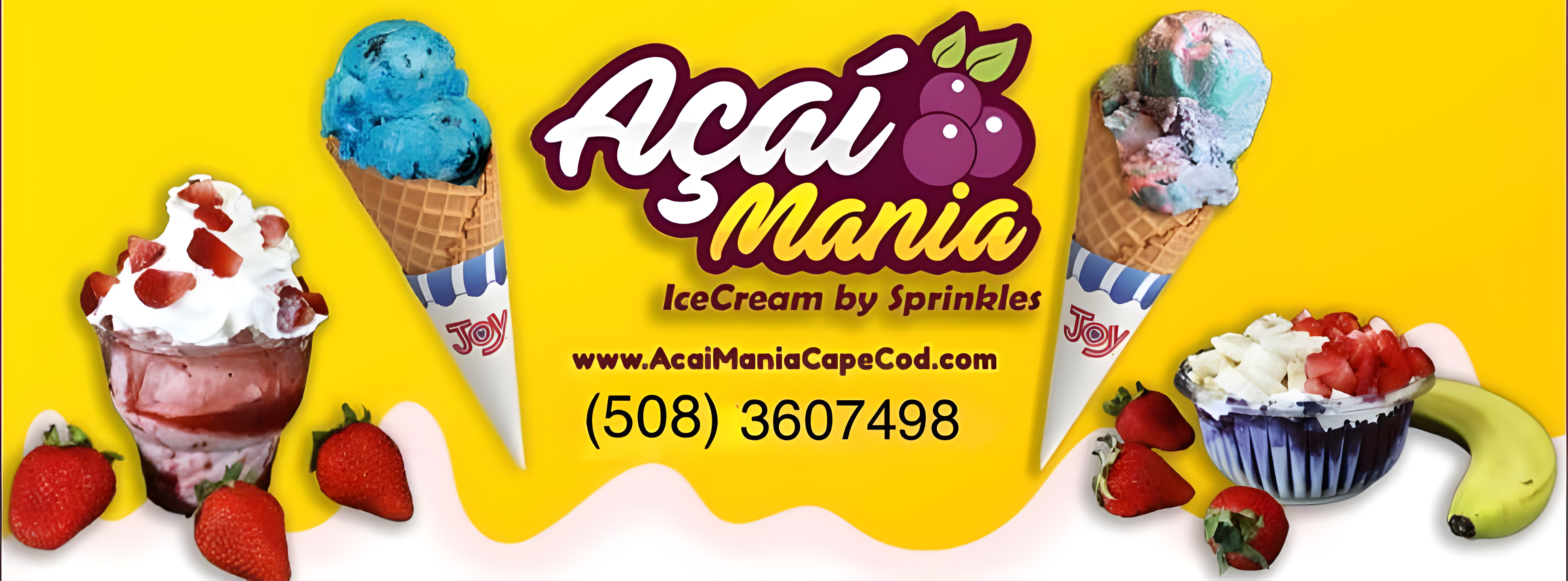 Açaí Mania — IceCream by Sprinkles. (508) 360-7498